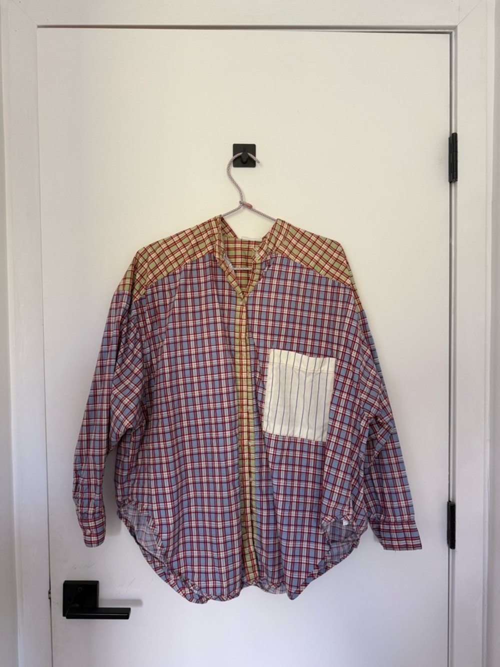 Out From Under Bailey Mixed Plaid Button-Down Shirt